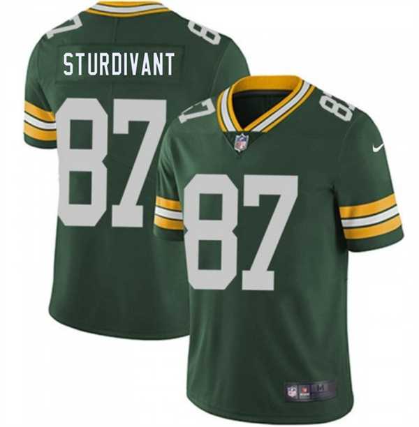 Mens Green Bay Packers #87 J. Michael Sturdivant Green 2026 Draft Vapor Untouchable Limited Stitched Jersey