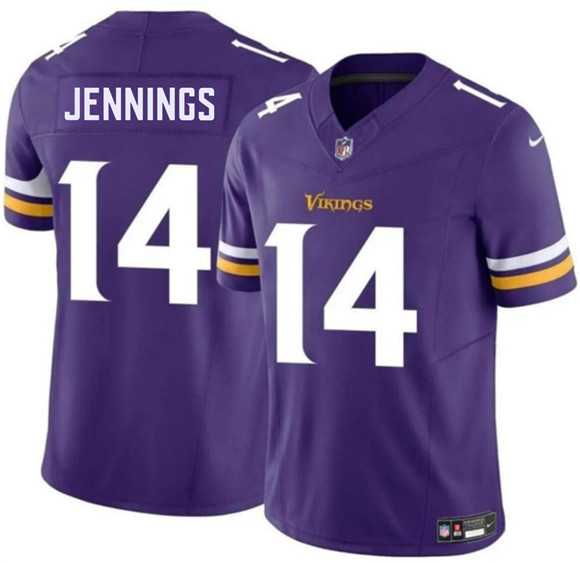 Mens Minnesota Vikings #14 Jauan Jennings Purple 2026 F.U.S.E. Vapor Untouchable Limited Stitched Jersey