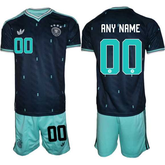 Mens Germany Custom Navy 2026 Away Soccer Jersey Suit