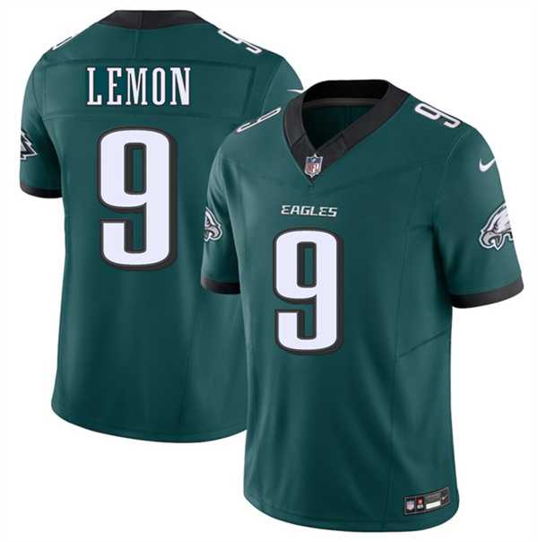 Mens Philadelphia Eagles #9 Makai Lemon Green 2026 Draft F.U.S.E. Vapor Untouchable Limited Stitched Jersey