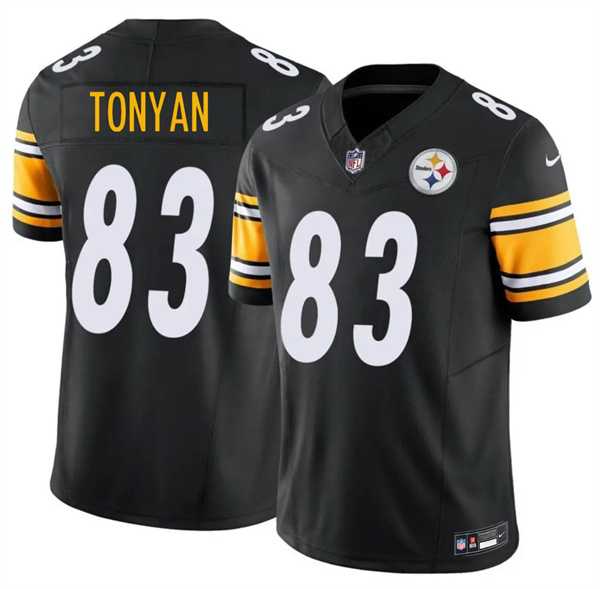 Mens Pittsburgh Steelers #83 Robert Tonyan Black 2026 F.U.S.E. Vapor Limited Stitched Jersey