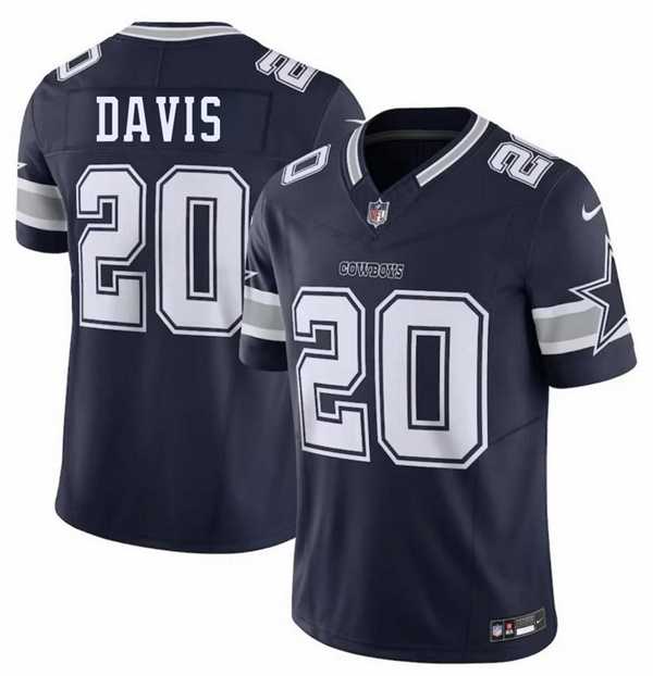 Mens Dallas Cowboys #20 Malik Davis Navy 2026 F.U.S.E. Vapor Untouchable Limited Stitched Jersey Dzhi