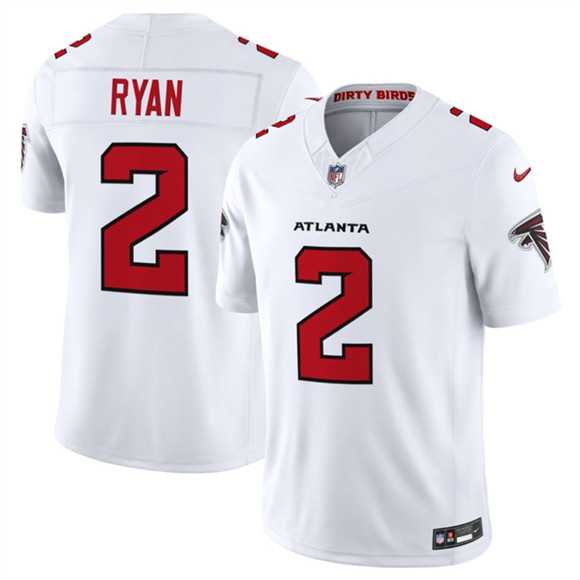 Mens Atlanta Falcons #2 Matt Ryan White 2026 New F.U.S.E. Vapor Untouchable Limited Stitched Jersey Dzhi