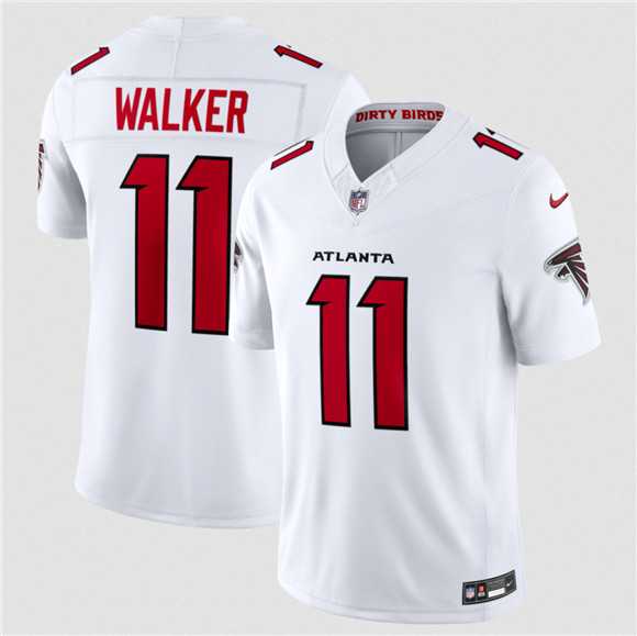 Mens Atlanta Falcons #11 Jalon Walker White 2026 New F.U.S.E. Vapor Untouchable Limited Stitched Jersey Dzhi