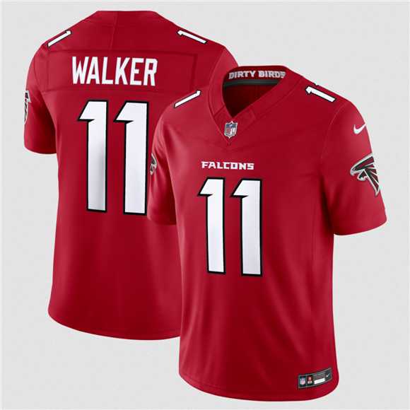 Mens Atlanta Falcons #11 Jalon Walker Red 2026 New F.U.S.E. Vapor Untouchable Limited Stitched Jersey Dzhi