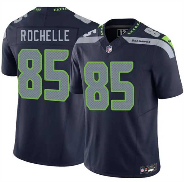 Mens Seattle Seahawks #85 Rashad Rochelle Navy 2026 Draft F.U.S.E. Vapor Untouchable Limited Stitched Jersey Dzhi