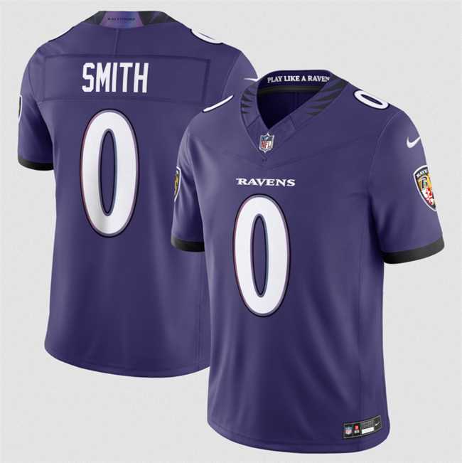 Mens Baltimore Ravens #0 Roquan Smith Purple 2026 F.U.S.E Vapor Stitched Limited Jersey Dzhi