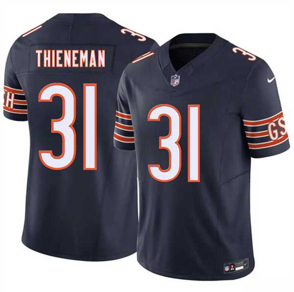 Mens Chicago Bears #31 Dillon Thieneman Navy 2026 Draft F.U.S.E. Vapor Untouchable Limited Stitched Jersey Dzhi->->