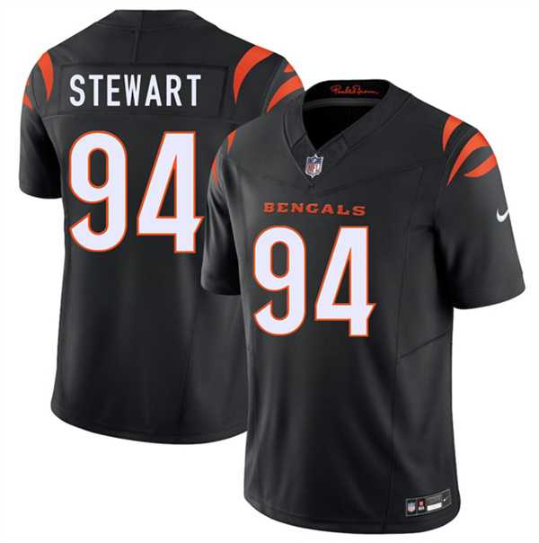 Mens Cincinnati Bengals #94 Shemar Stewart Black 2026 F.U.S.E. Vapor Untouchable Limited Stitched Jersey Dzhi->->