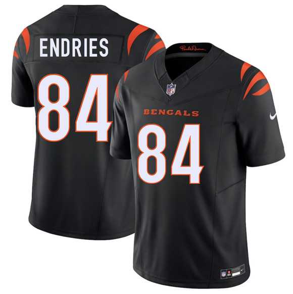 Mens Cincinnati Bengals #84 Jack Endries Black 2026 Draft F.U.S.E. Vapor Untouchable Limited Stitched Jersey Dzhi->->