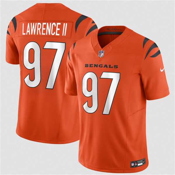 Mens Cincinnati Bengals #97 Dexter Lawrence II Orange 2026 F.U.S.E. Vapor Untouchable Limited Stitched Jersey Dzhi->->