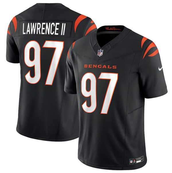 Mens Cincinnati Bengals #97 Dexter Lawrence II Black 2026 F.U.S.E. Vapor Untouchable Limited Stitched Jersey Dzhi->->