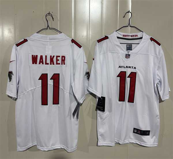 Mens Atlanta Falcons #11 Jalon Walker White 2026 New Vapor Untouchable Limited Stitched Jersey
