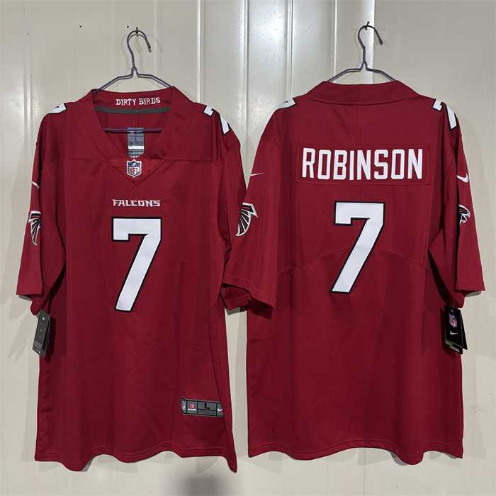 Mens Atlanta Falcons #7 Bijan Robinson Red 2026 New Vapor Untouchable Limited Stitched Jersey