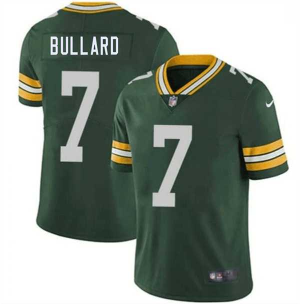 Mens Green Bay Packers #7 Javon Bullard Green 2026 Vapor Untouchable Limited Stitched Jersey Dzhi
