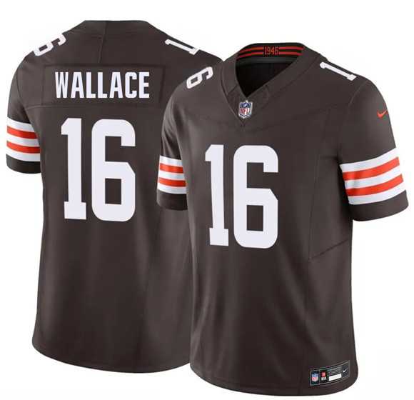 Mens Cleveland Browns #16 Tylan Wallace Brown 2026 F.U.S.E. Vapor Limited Stitched Jersey Dzhi->->