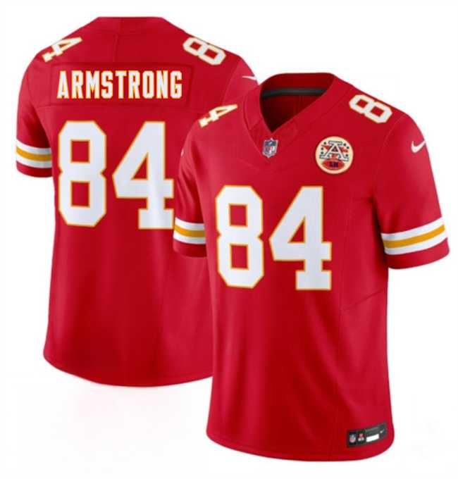 Mens Kansas City Chiefs #84 Andrew Armstrong Red 2026 F.U.S.E. Vapor Untouchable Limited Stitched Football Jersey Dzhi
