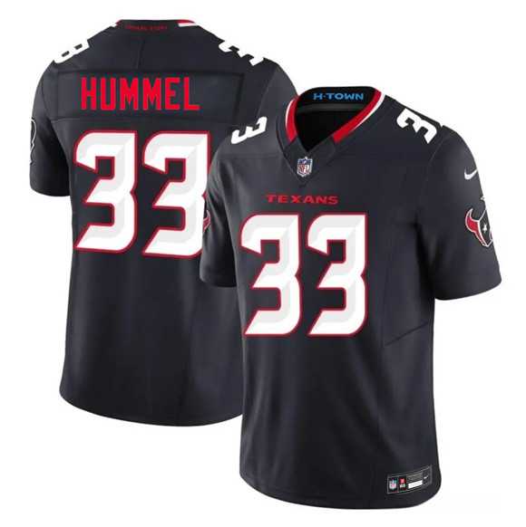 Mens Houston Texans #33 Jake Hummel Navy 2nd Alternate 2026 F.U.S.E. Vapor Limited Stitched Jersey Dzhi->->