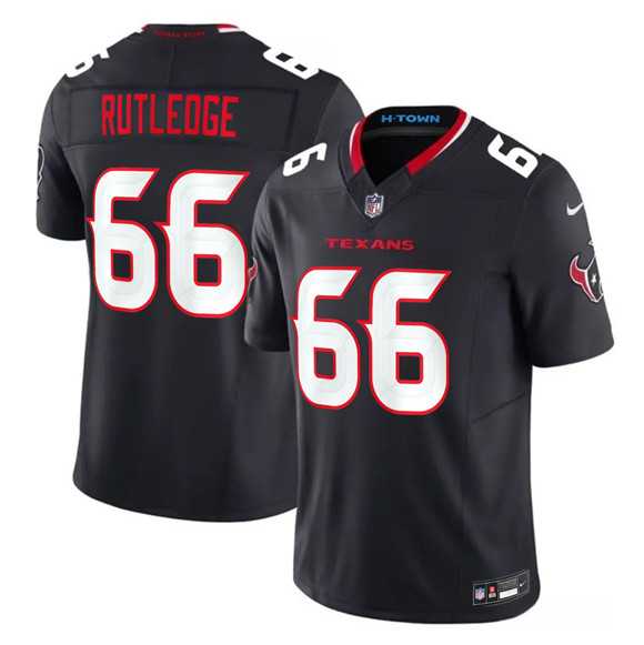 Mens Houston Texans #66 Keylan Rutledge Navy 2nd Alternate 2026 F.U.S.E. Vapor Limited Stitched Jersey Dzhi->->