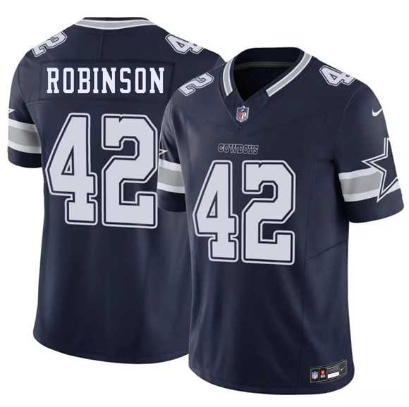 Mens Dallas Cowboys #42 Curtis Robinson Navy 2026 F.U.S.E. Vapor Untouchable Limited Stitched Jersey Dzhi->->