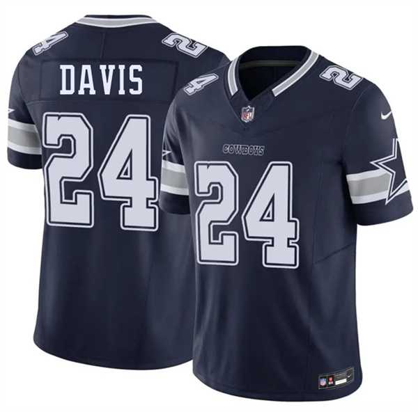 Mens Dallas Cowboys #24 Malik Davis Navy 2026 F.U.S.E. Vapor Untouchable Limited Stitched Jersey Dzhi->->