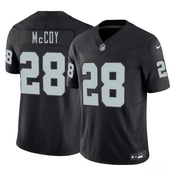 Mens Las Vegas Raiders #28 Jermod McCoy Black 2026 F.U.S.E. Vapor Untouchable Limited Stitched Jersey Dzhi->->