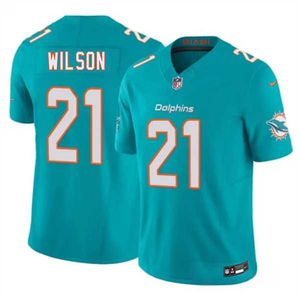 Mens Miami Dolphins #21 Marco Wilson Aqua 2026 F.U.S.E. Vapor Limited Stitched Jersey Dzhi
