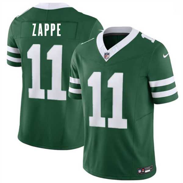 Mens New York Jets #11 Bailey Zappe Green 2026 F.U.S.E. Vapor Untouchable Limited Stitched Jersey Dzhi