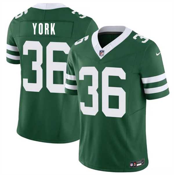 Mens New York Jets #36 Cade York Green 2026 F.U.S.E. Vapor Untouchable Limited Stitched Jersey Dzhi