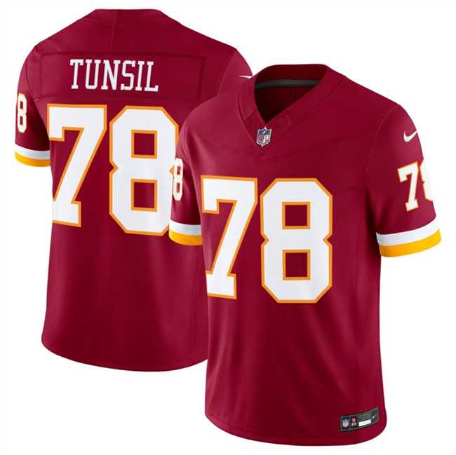 Mens Washington Commanders #78 Laremy Tunsil Burgundy 2026 F.U.S.E. Vapor Limited Stitched Jersey Dzhi