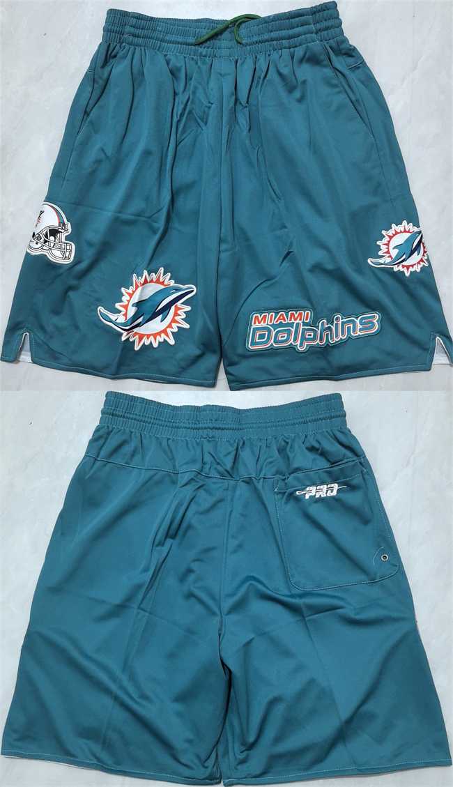 Mens Maimi Dolphins Aqua Shorts (Run Small)