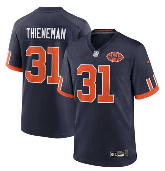 Mens Chicago Bears #31 Dillon Thieneman Navy 2026 F.U.S.E. Rivalries Collection Limited Stitched Jersey Dzhi