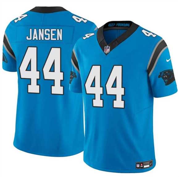 Mens Carolina Panthers #44 J.J. Jansen Blue 2025 F.U.S.E. Vapor Limited Stitched Jersey Dzhi