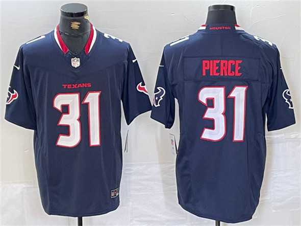 Mens Houston Texans #31 Dameon Pierce Navy F.U.S.E. Vapor Limited Football Stitched Jersey