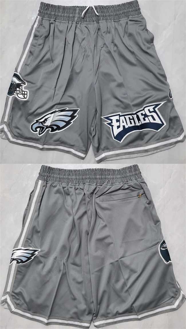 Mens Philadelphia Eagles Grey Shorts (Run Small)