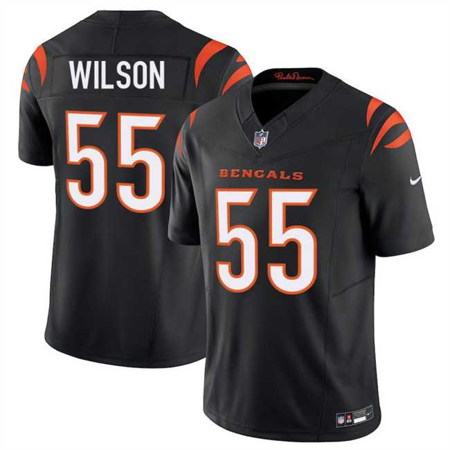 Mens Cincinnati Bengals #55 Logan Wilson Black 2025 F.U.S.E. Vapor Untouchable Limited Stitched Jersey Dzhi