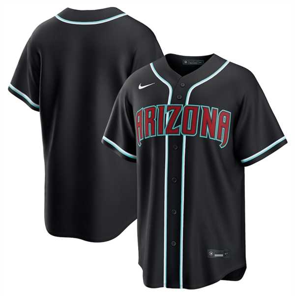 Mens Arizona Diamondbacks Blank 2026 Black Out Stitched Jersey Dzhi
