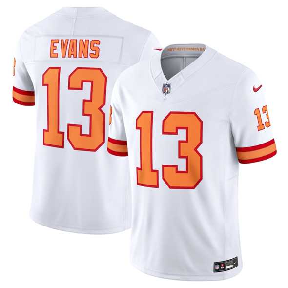 Men & Women & Youth Tampa Bay Buccaneers #13 Mike Evans White 2025 F.U.S.E. Vapor Limited Stitched Jersey
