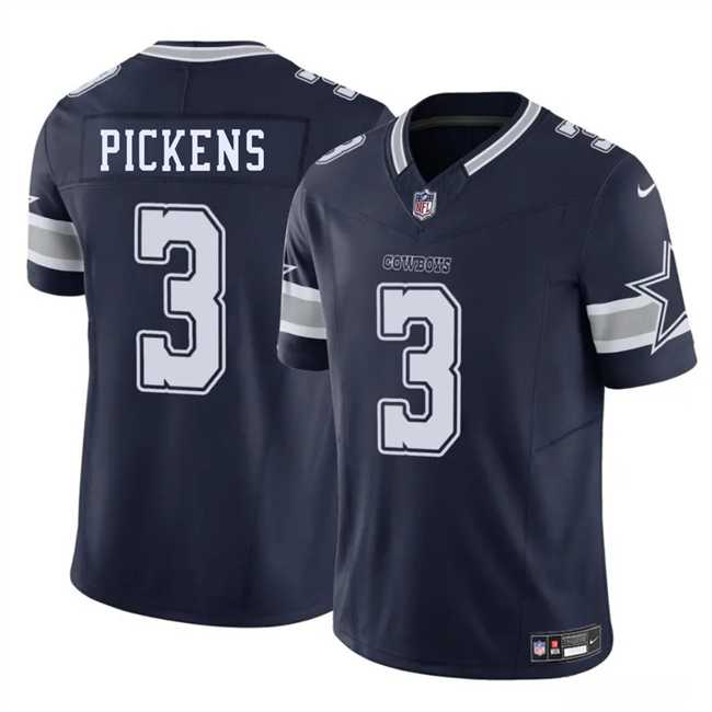Men & Women & Youth Dallas Cowboys #3 George pickens Navy 2025 F.U.S.E. Vapor Untouchable Limited Stitched Jersey