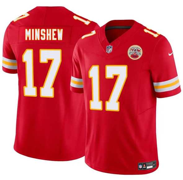 Men & Women & Youth Kansas City Chiefs #17 Gardner Minshew Red 2025 F.U.S.E. Vapor Untouchable Limited Stitched Jersey