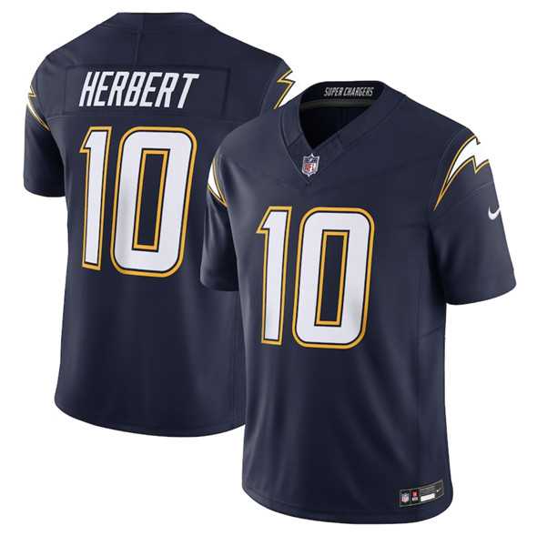 Men & Women & Youth Los Angeles Chargers #10 Justin Herbert Navy 2025 F.U.S.E. Alternate Vapor Limited Stitched Jersey