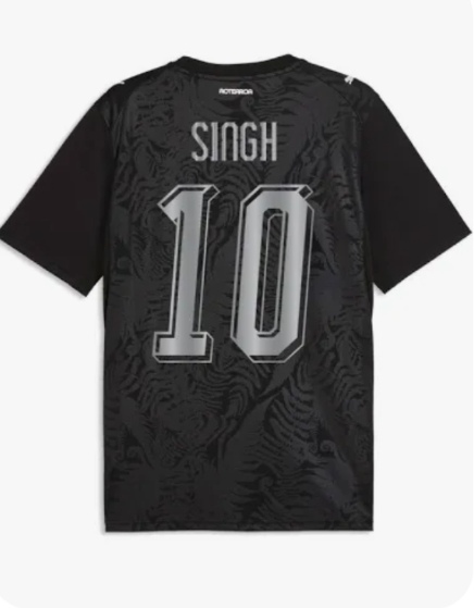 New Zealand soccer #10 Black jersey