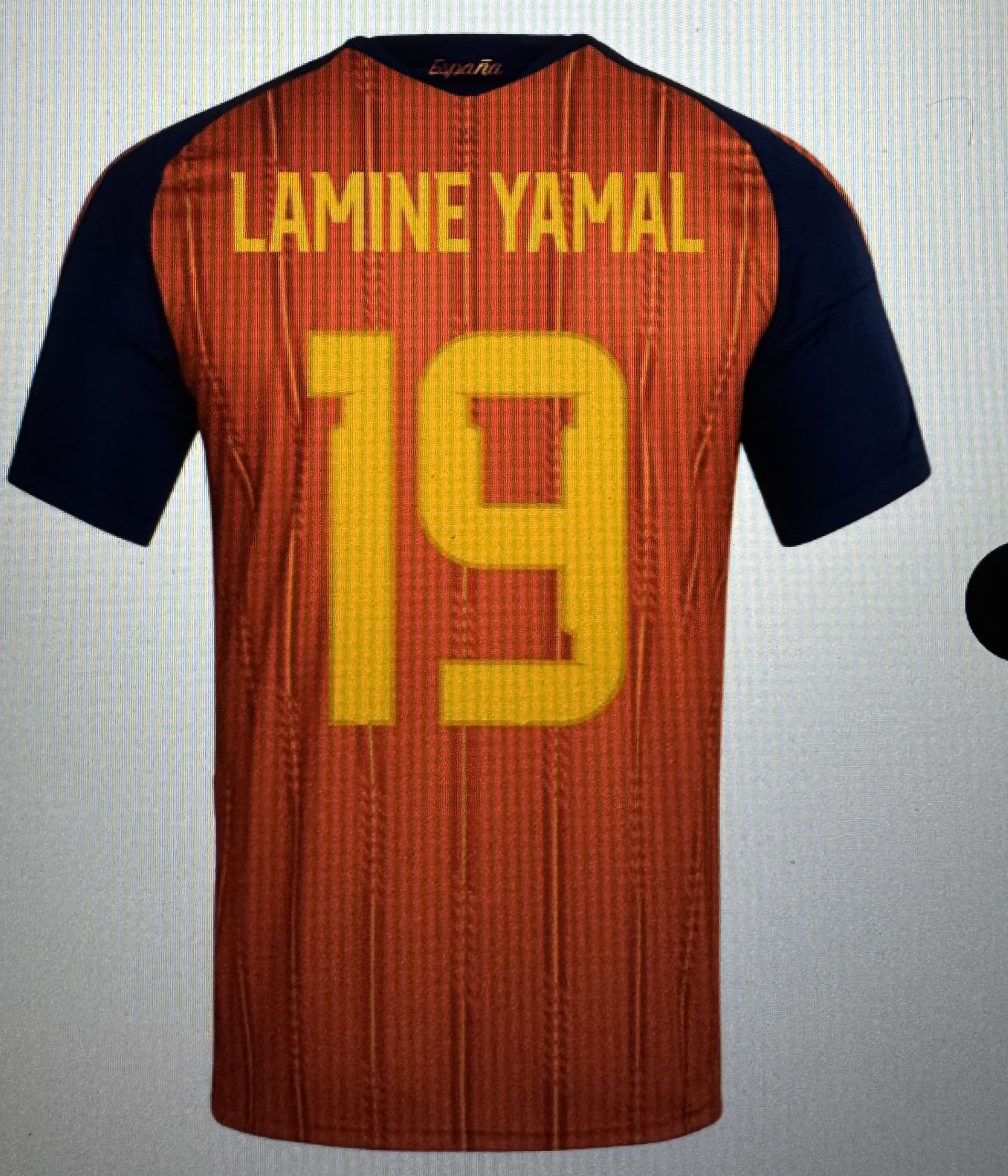 Men Spain YAMAL #19 soccer jerseys