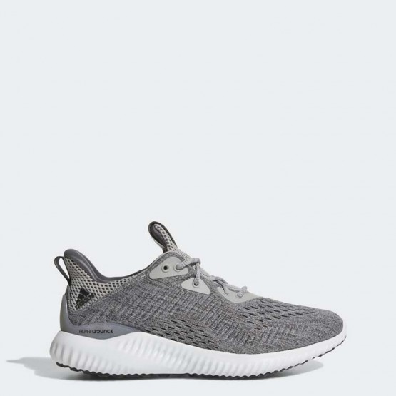 Womens Grey/White Adidas Alphabounce Em Running Shoes 100QEYML