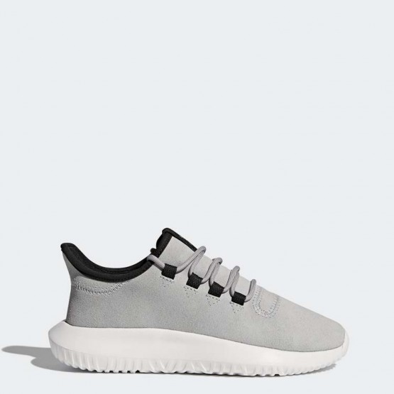 Kids Mid Grey/Black Adidas Originals Tubular Shadow Shoes 335FKJCD