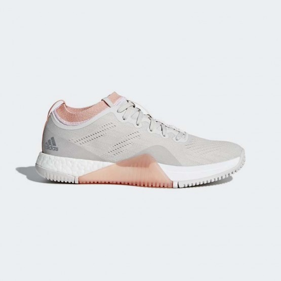 Womens Chalk Pearl/Chalk Coral/Chalk Adidas Crazytrain Elite Training Shoes 375AYWXJ