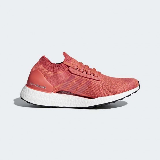 Womens Dark Pink Adidas Ultraboost X Running Shoes 507OXSYH