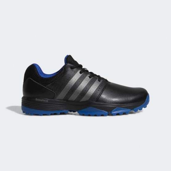 Mens Core Black/Collegiate Royal Adidas 360 Traxion Golf Shoes 904GVWXC