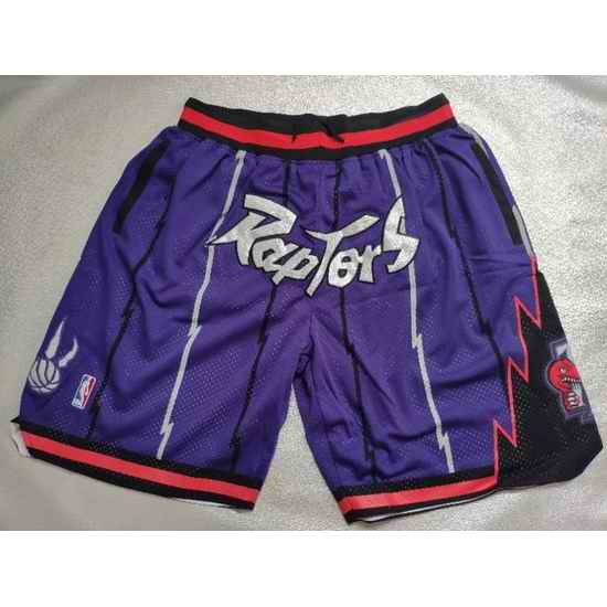 Toronto Raptors Basketball Shorts 010