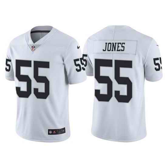 Youth Las Vegas Raiders #55 Chandler Jones White Vapor Untouchable Limited Stitched NFL Jersey